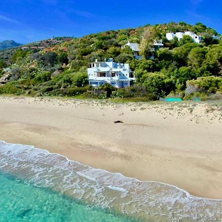 Beachfront House Geremeas Sardegna Apartment Bagian luar foto