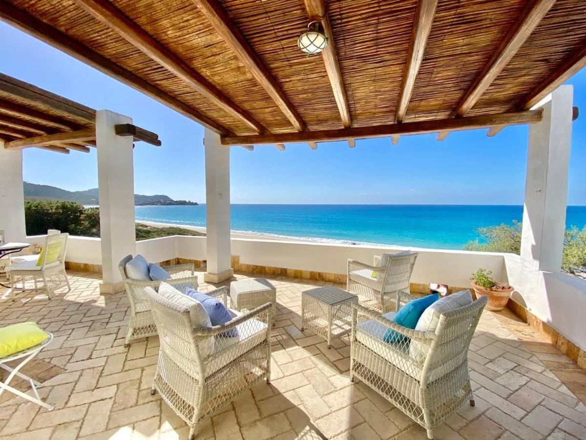 Beachfront House Geremeas Sardegna Apartment Bagian luar foto