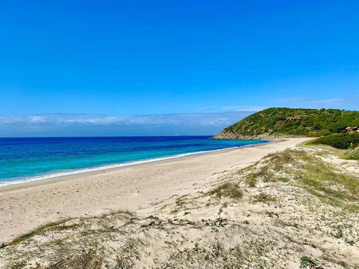 Beachfront House Geremeas Sardegna Apartment Bagian luar foto