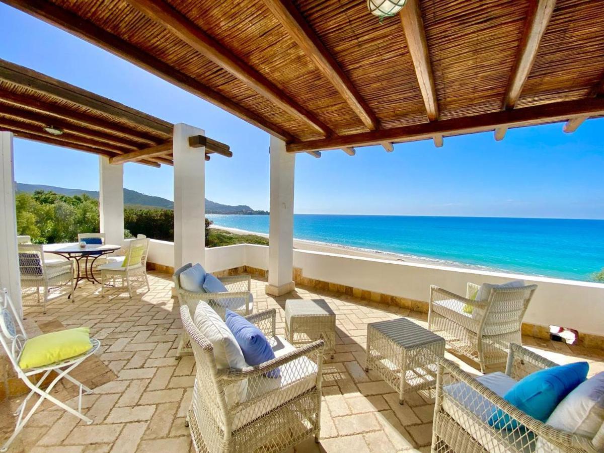 Beachfront House Geremeas Sardegna Apartment Bagian luar foto