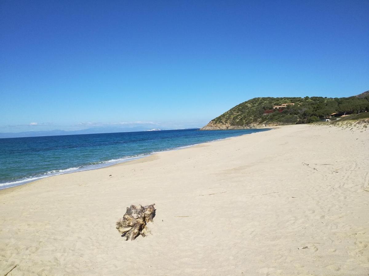 Beachfront House Geremeas Sardegna Apartment Bagian luar foto